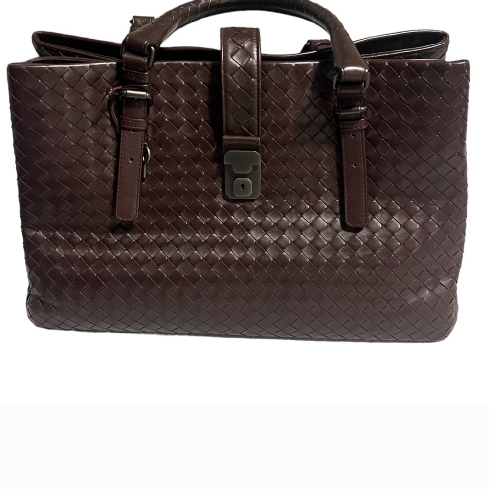 Bottega Veneta Brown Intrecciato Leather Tote